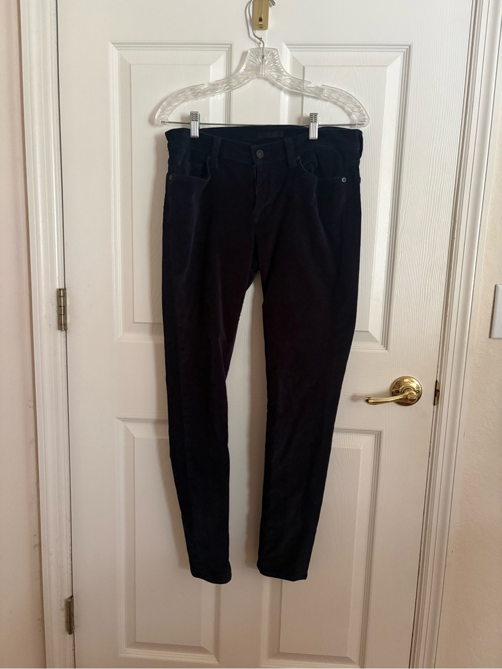7 For All Mankind Black Skinny Jeans